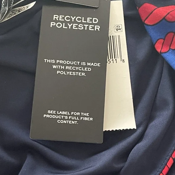 NWT Lauren Ralph Lauren Women's Rope-nPrint Surplice Jersey Dress - Picture 9 of 14